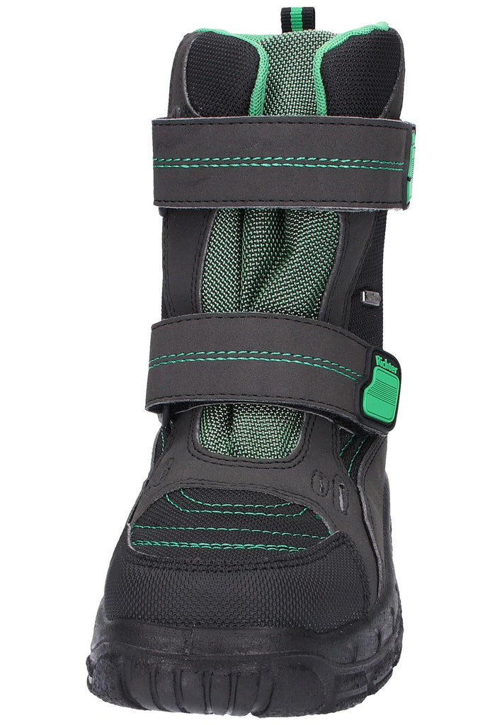 Richter Stiefel Lederimitat Schwarz