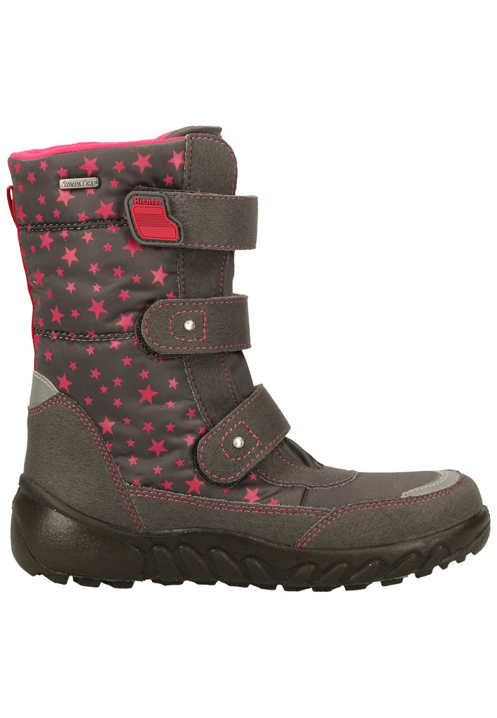Richter Stiefel Lederimitat/Textil Ash Warmfutter