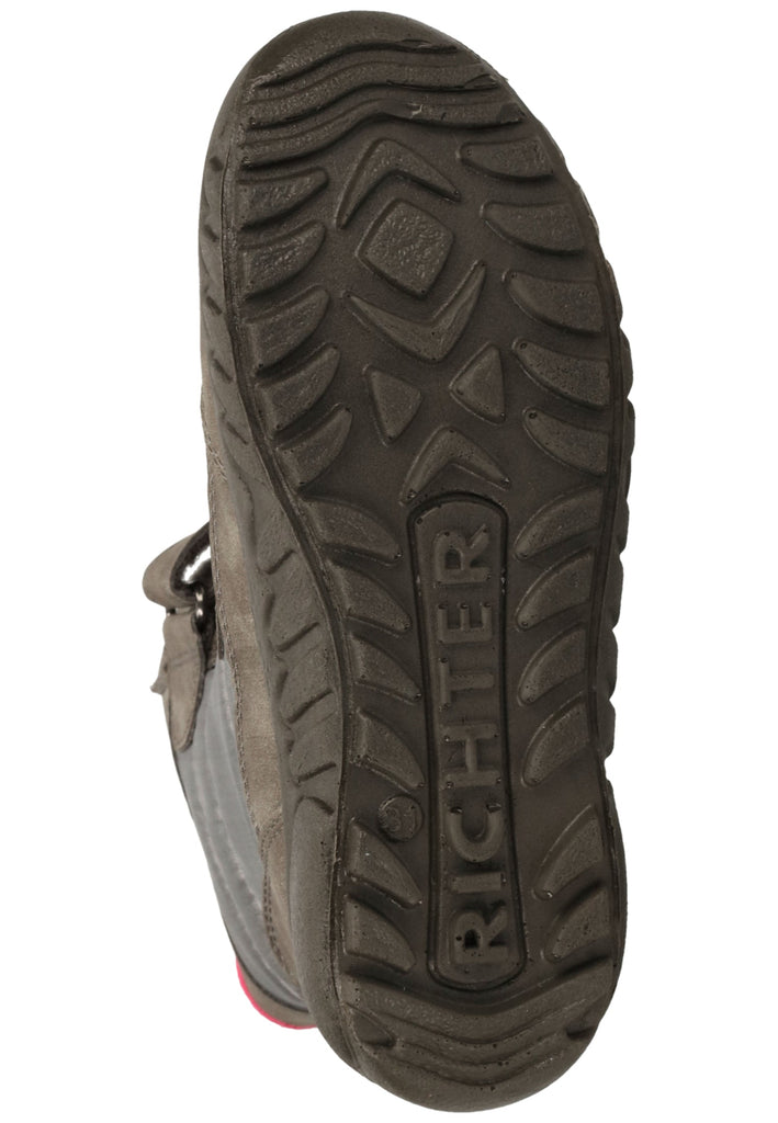 Richter Stiefel Lederimitat/Textil Ash Warmfutter
