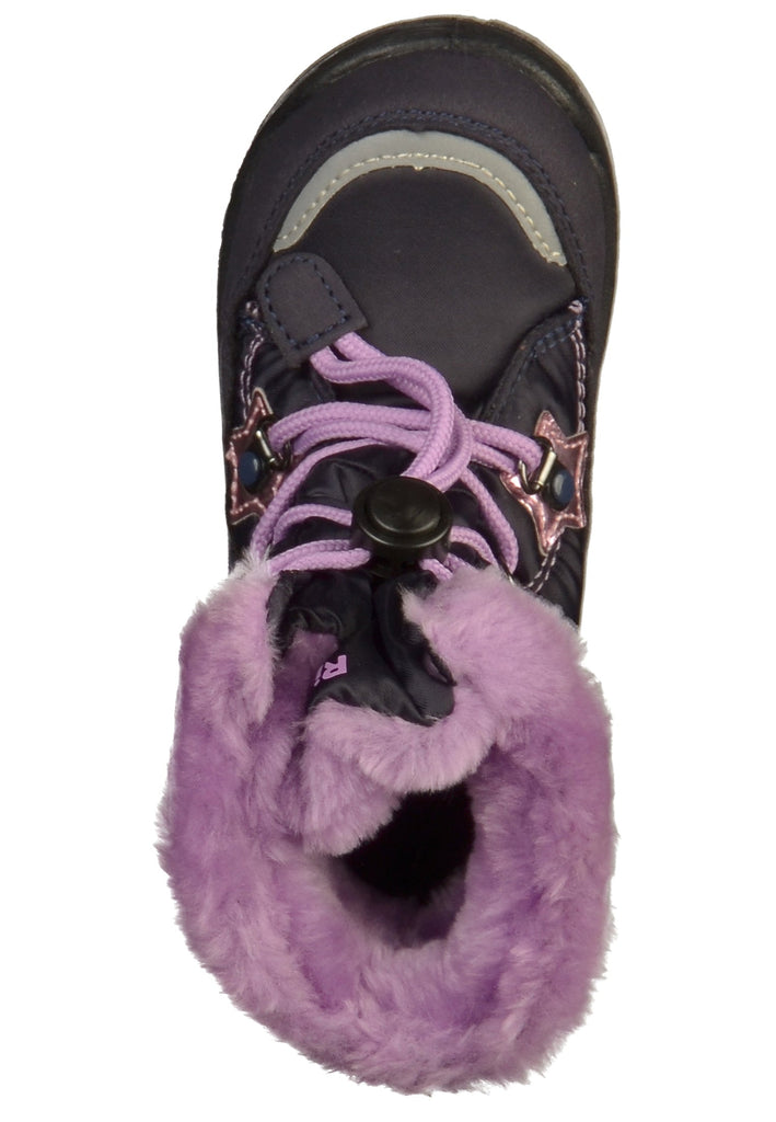 Richter Stiefel Lederimitat/Textil Blau