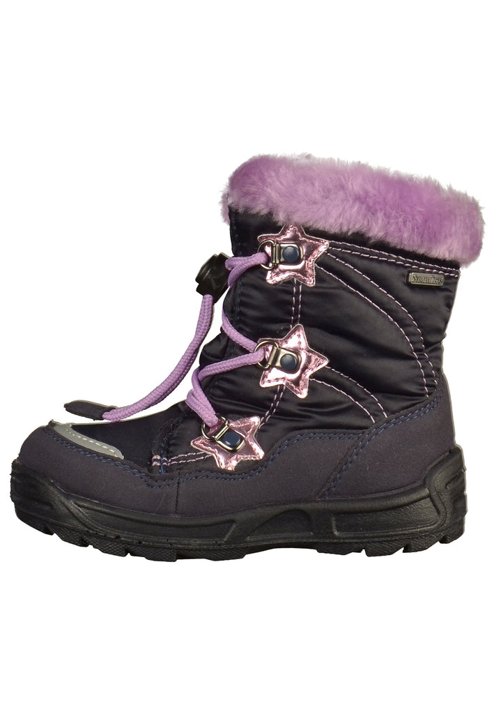 Richter Stiefel Lederimitat/Textil Blau