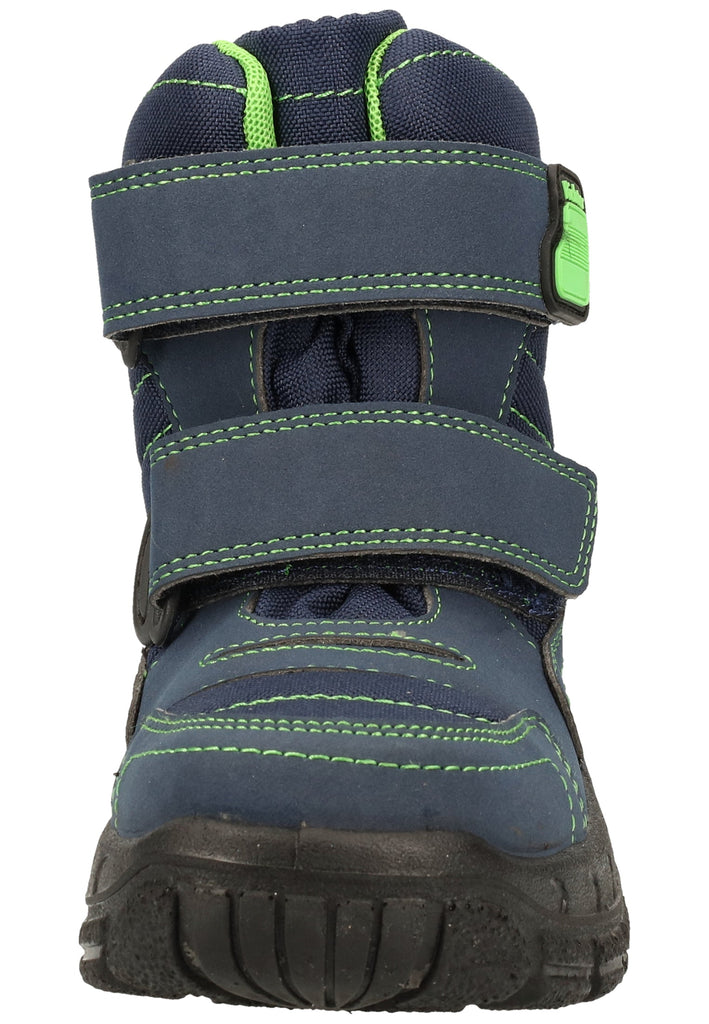 Richter Stiefel Lederimitat/Textil Blau/Grün Warmfutter