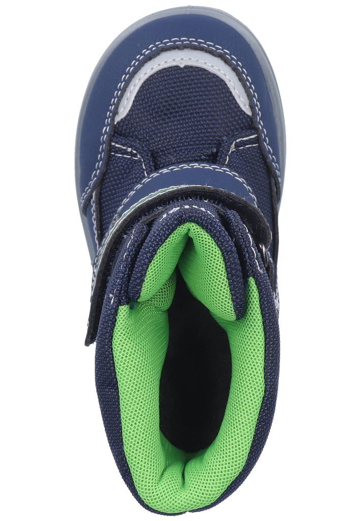 Richter Stiefel Lederimitat/Textil Blau Warmfutter