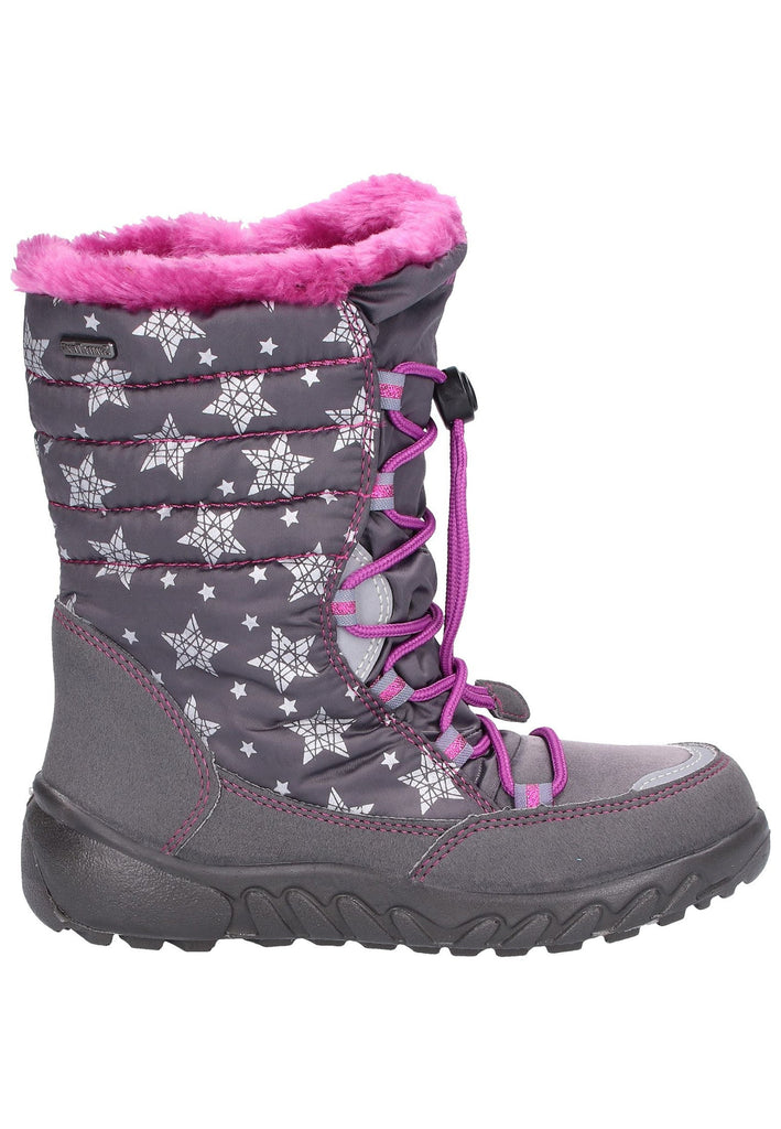 Richter Stiefel Lederimitat/Textil Grau