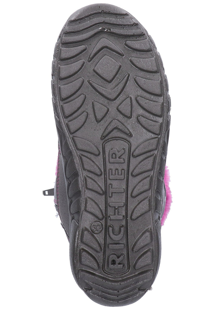 Richter Stiefel Lederimitat/Textil Grau