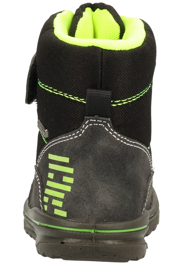 Richter Stiefel Lederimitat/Textil Schwarz/Gelb Warmfutter