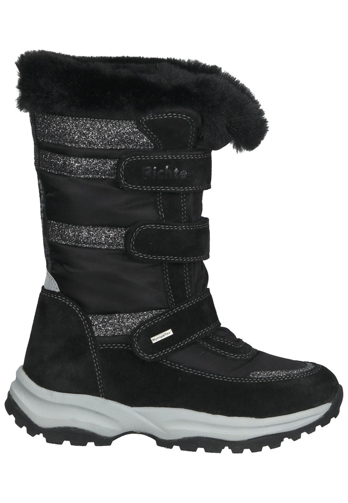 Richter Stiefel Textil Schwarz Warmfutter