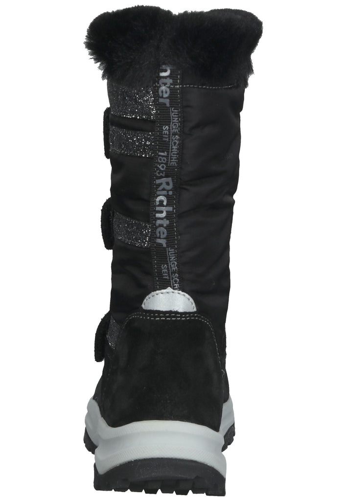 Richter Stiefel Textil Schwarz Warmfutter