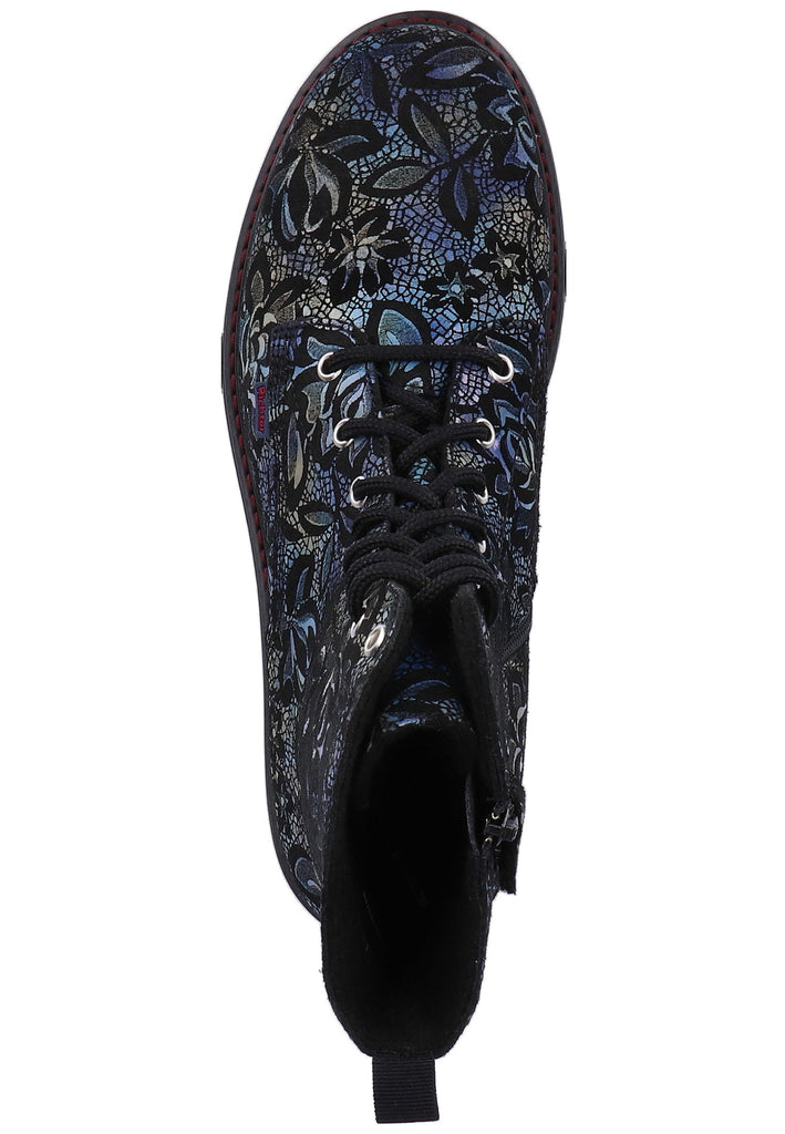 Richter Stiefel Veloursleder Blau