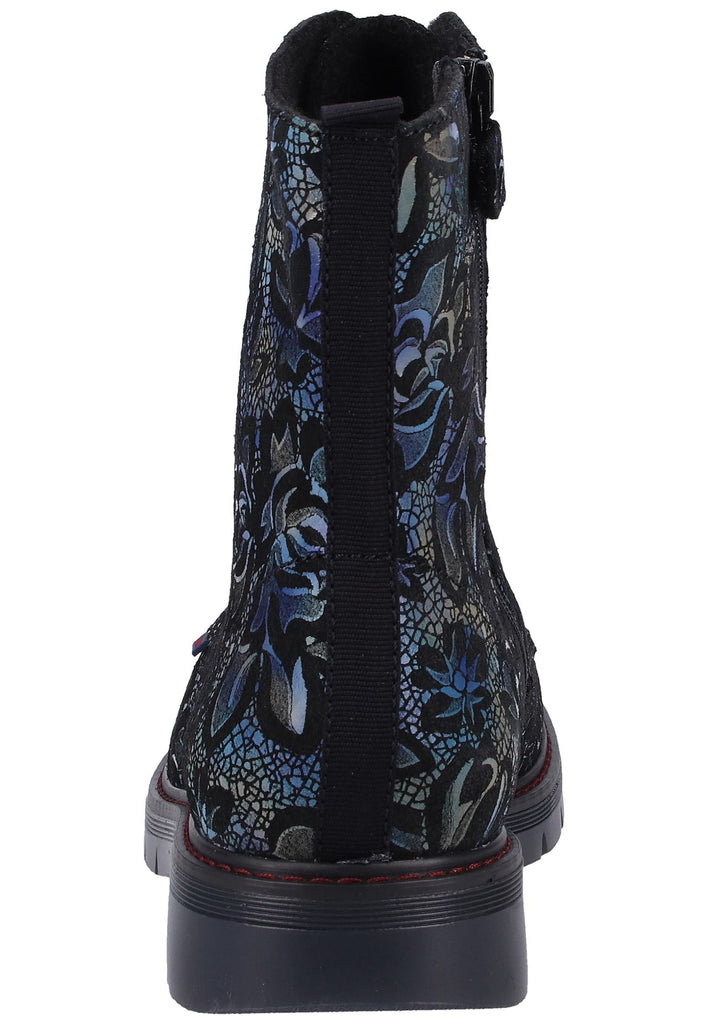 Richter Stiefel Veloursleder Blau