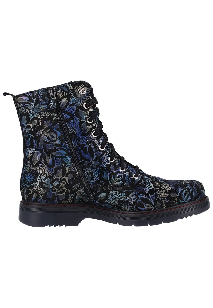 Richter Stiefel Veloursleder Blau