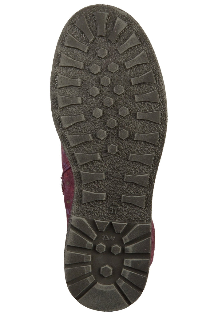Richter Stiefel Veloursleder Burgundy