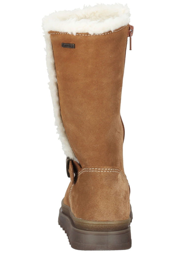 Richter Stiefel Veloursleder Cognac Warmfutter