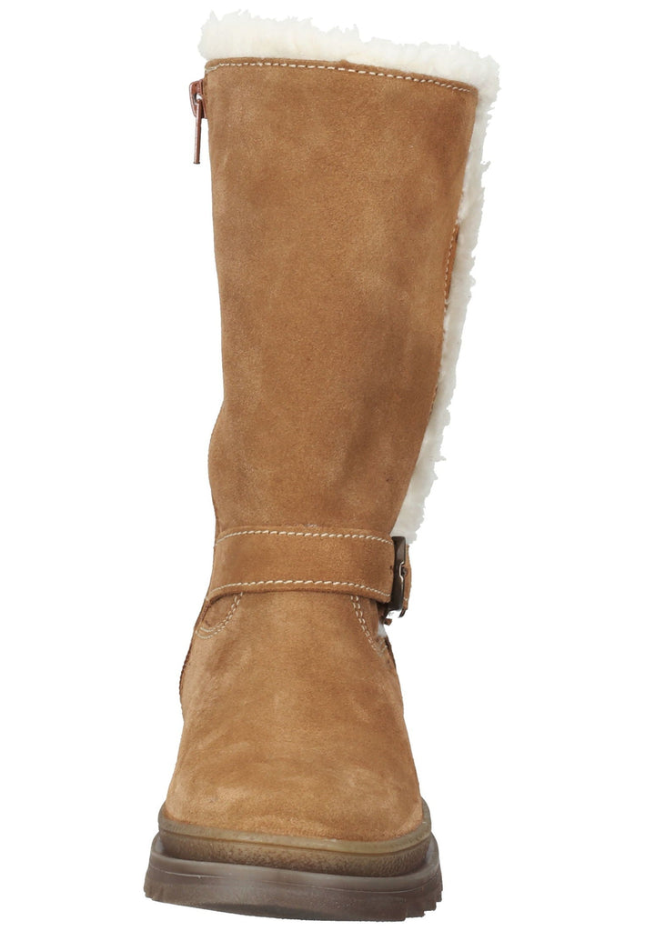 Richter Stiefel Veloursleder Cognac Warmfutter