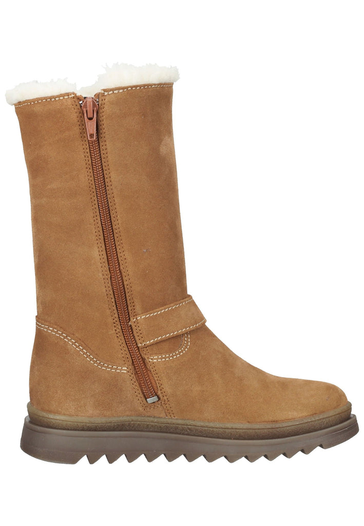 Richter Stiefel Veloursleder Cognac Warmfutter