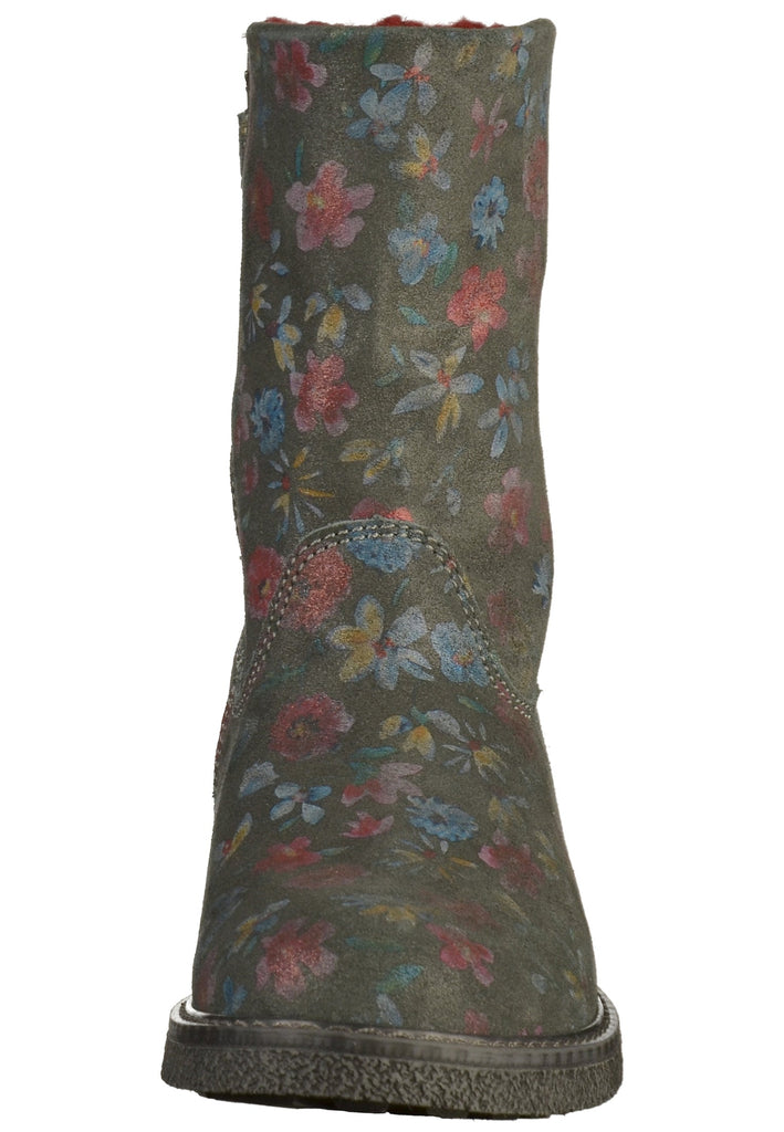 Richter Stiefel Veloursleder Grau