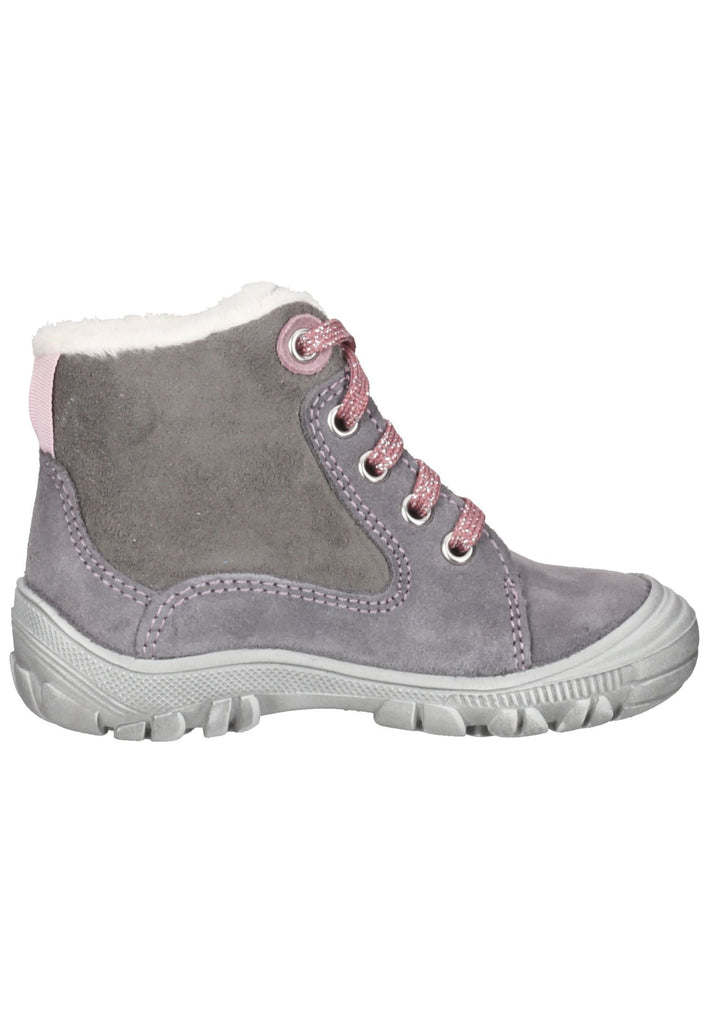 Richter Stiefel Veloursleder Grau