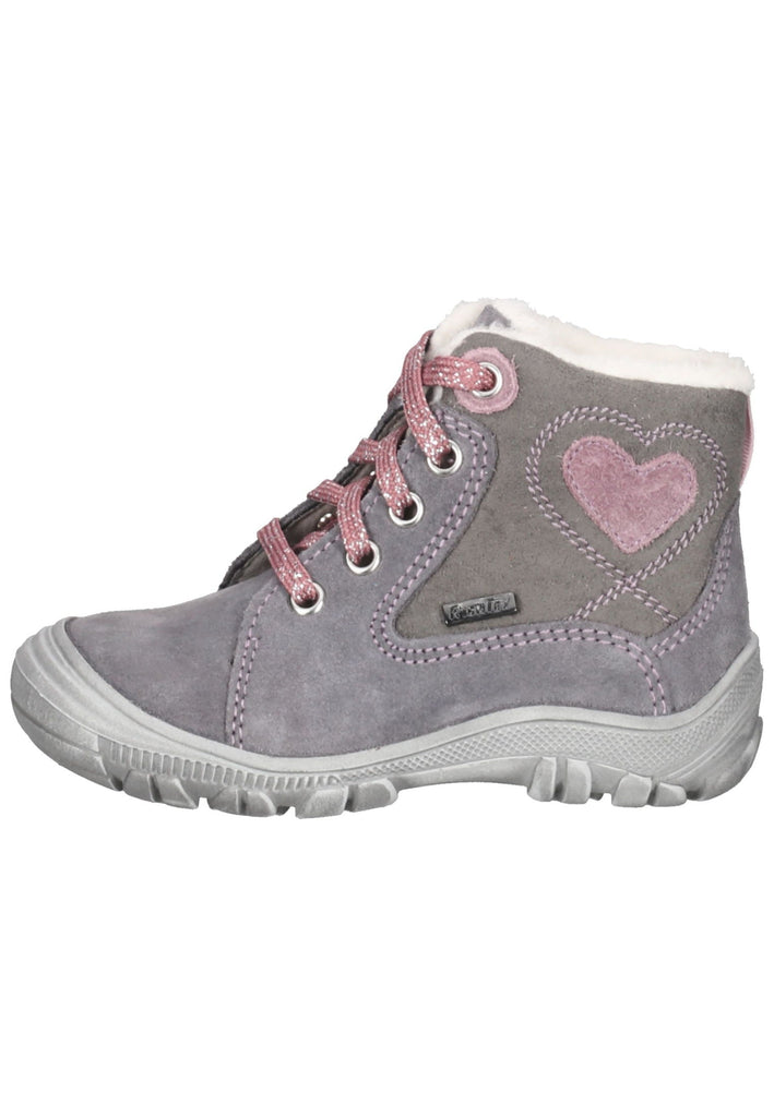 Richter Stiefel Veloursleder Grau