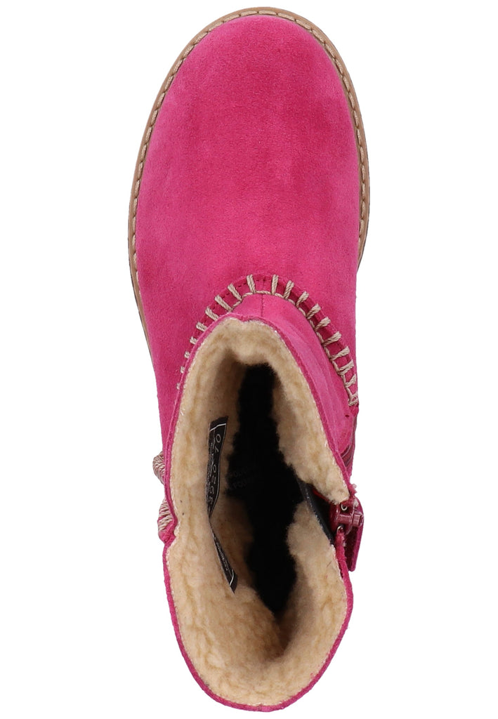 Richter Stiefel Veloursleder Pink Warmfutter