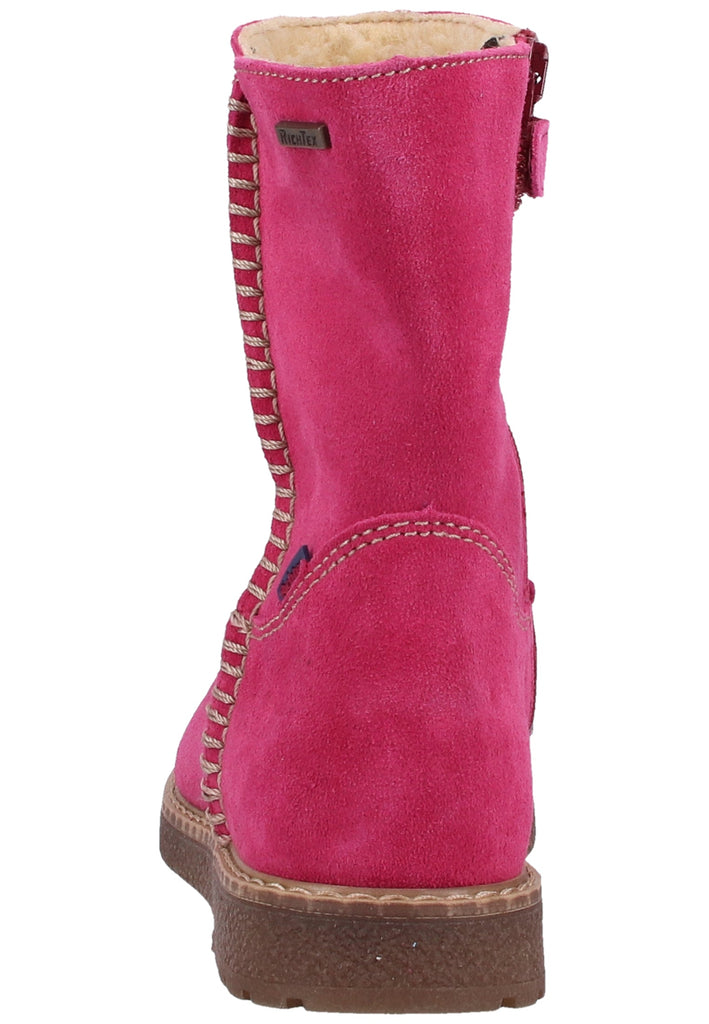 Richter Stiefel Veloursleder Pink Warmfutter