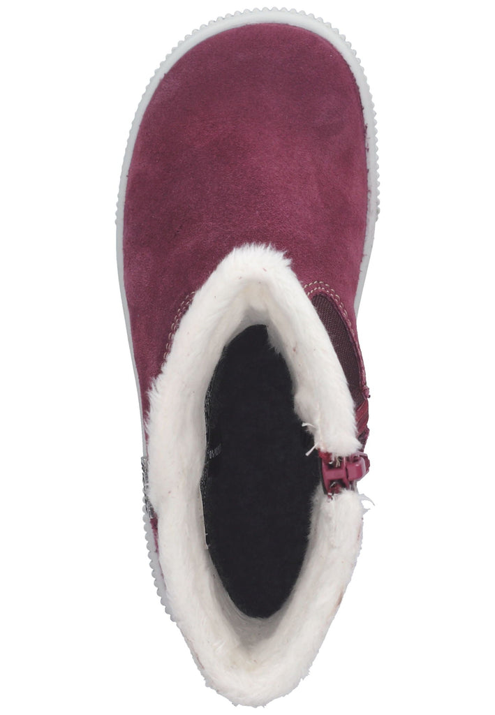 Richter Stiefel Veloursleder Rot Warmfutter