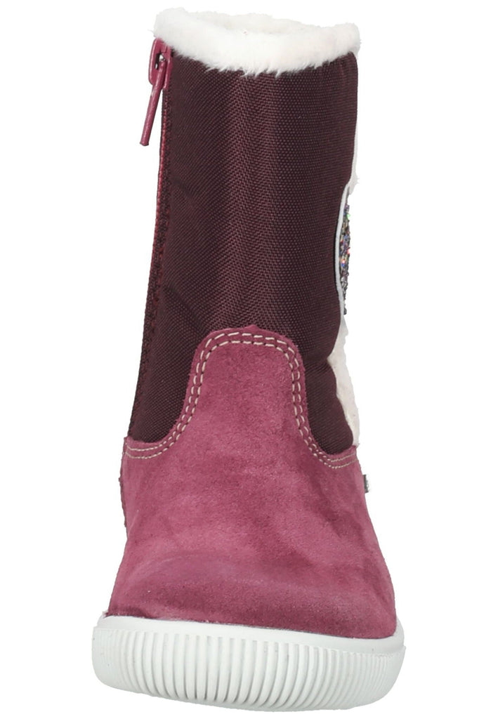 Richter Stiefel Veloursleder Rot Warmfutter