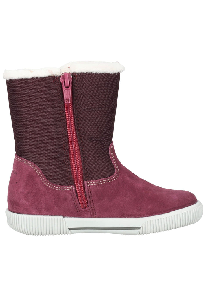 Richter Stiefel Veloursleder Rot Warmfutter