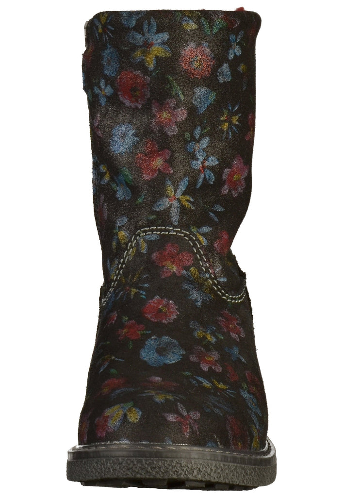 Richter Stiefel Veloursleder Schwarz