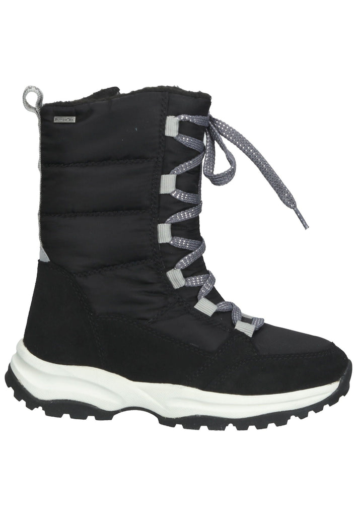 Richter Stiefel Veloursleder/Textil Schwarz Warmfutter