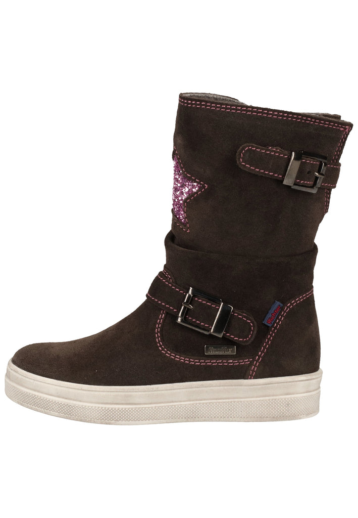 Richter Stiefel Veloursleder/Textil Steel Warmfutter