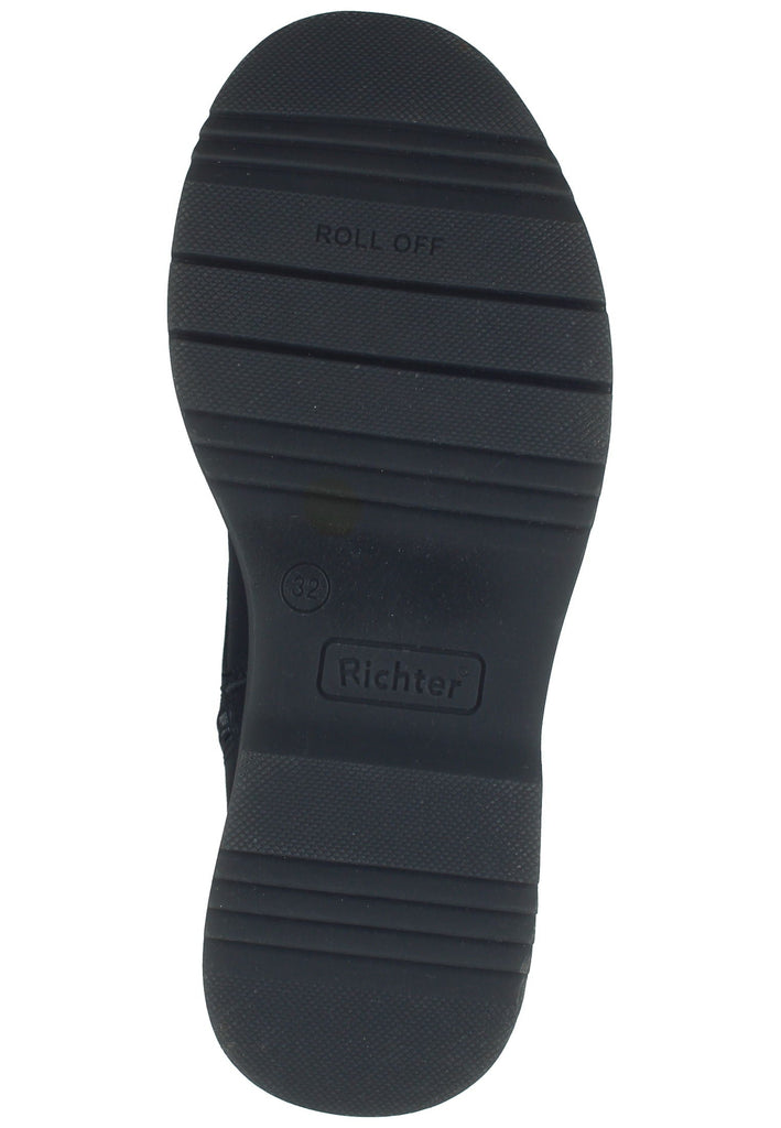 Richter Stiefelette Glattleder Schwarz