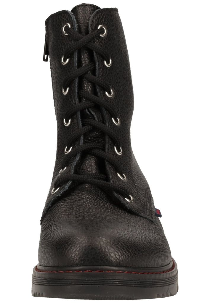 Richter Stiefelette Glattleder Schwarz Warmfutter