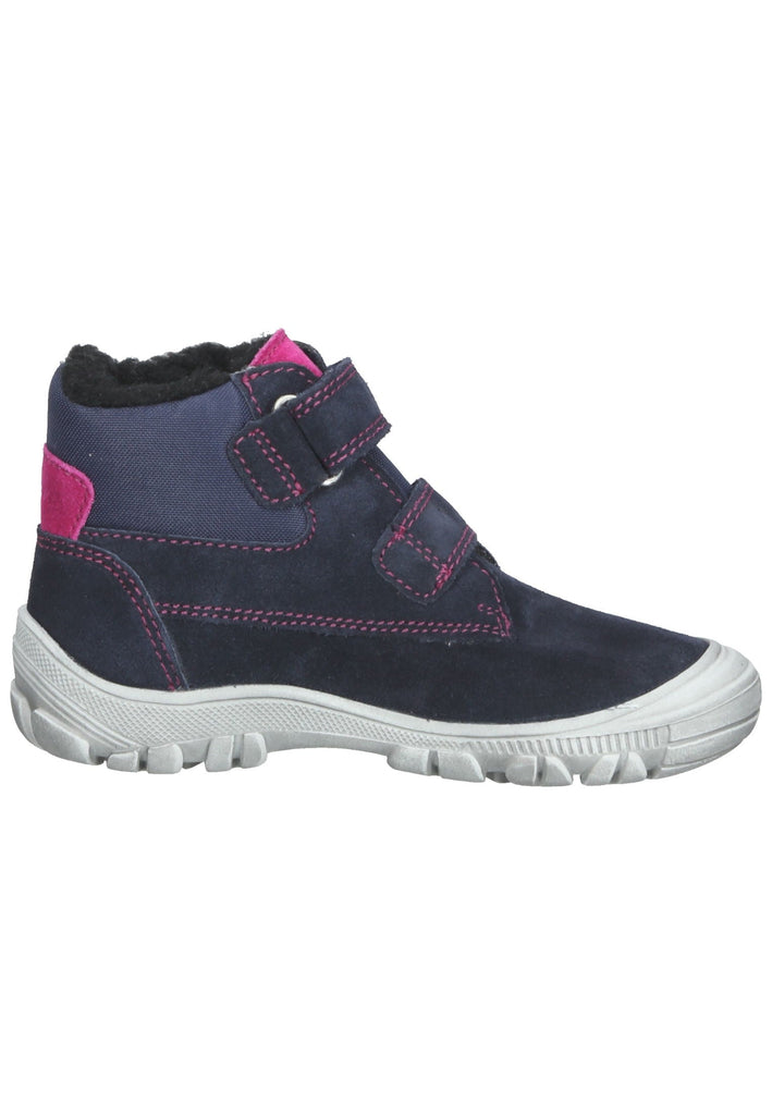 Richter Stiefelette Leder Blau/Pink Warmfutter