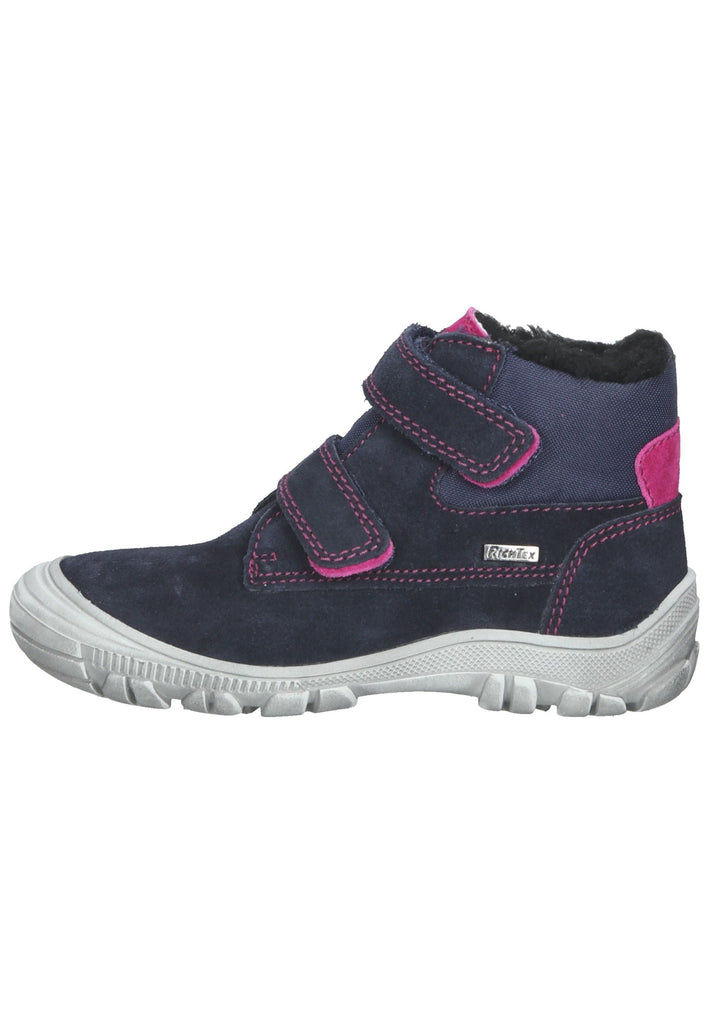 Richter Stiefelette Leder Blau/Pink Warmfutter