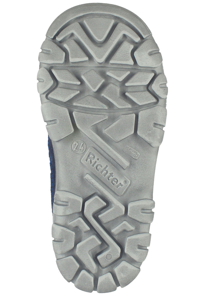 Richter Stiefelette Leder Blau Warmfutter