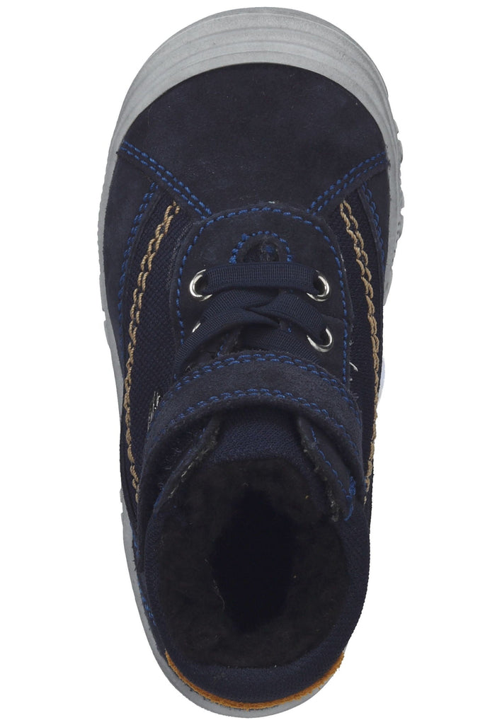 Richter Stiefelette Leder Blau Warmfutter