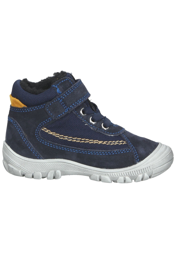 Richter Stiefelette Leder Blau Warmfutter