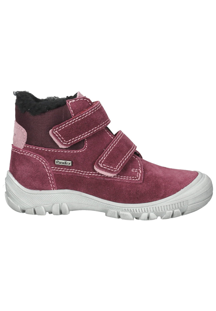 Richter Stiefelette Leder pflaume Warmfutter