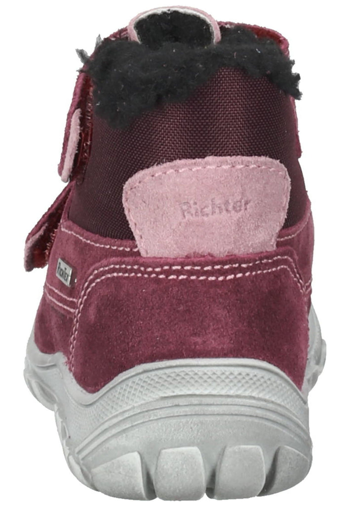 Richter Stiefelette Leder pflaume Warmfutter