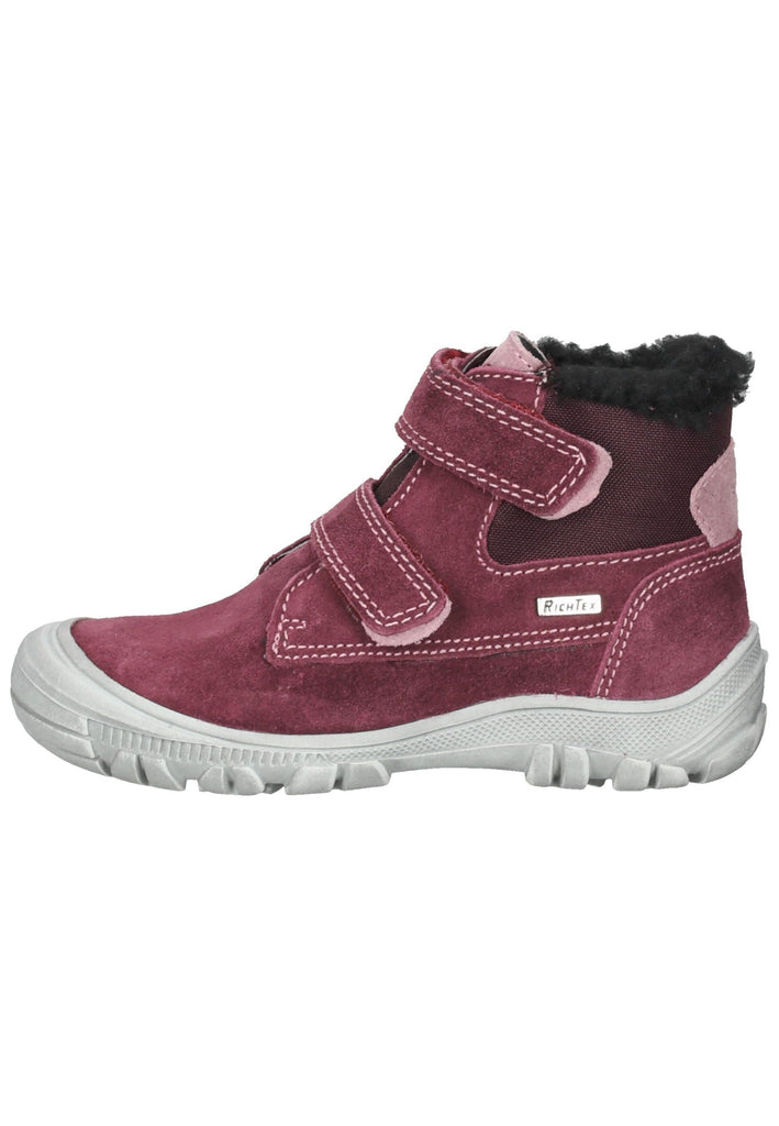 Richter Stiefelette Leder pflaume Warmfutter