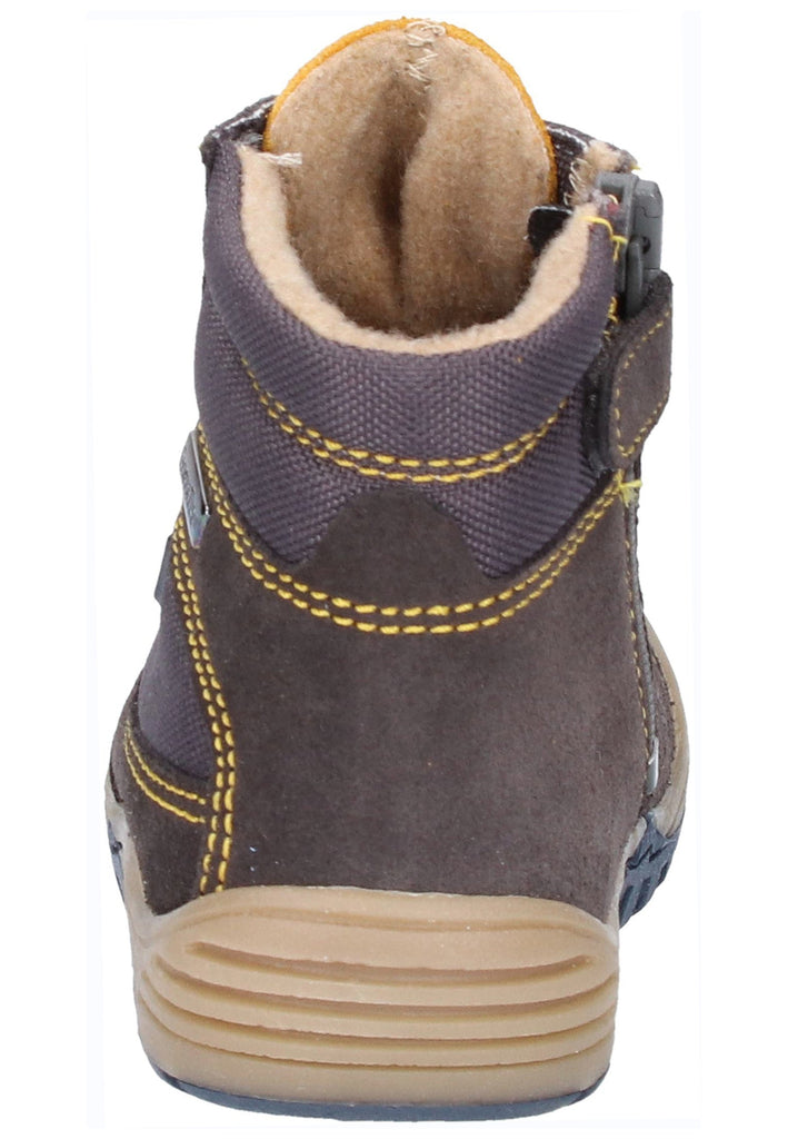 Richter Stiefelette Leder/Synthetik Dunkelgrau Warmfutter