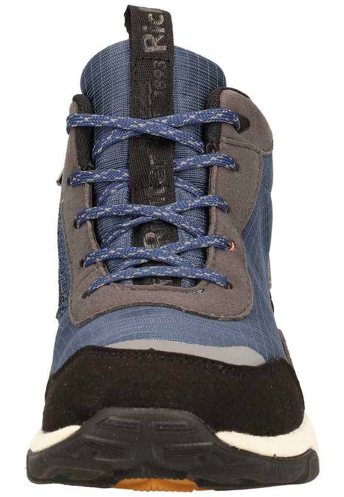 Richter Stiefelette Lederimitat/Textil Blau/Schwarz