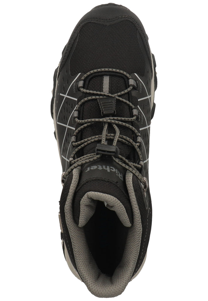 Richter Stiefelette Lederimitat/Textil Schwarz/Grau
