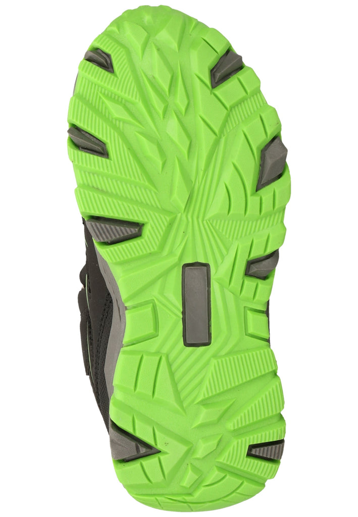 Richter Stiefelette Lederimitat/Textil Schwarz/Grün