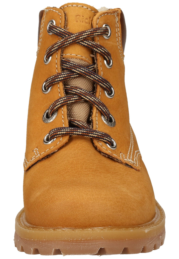 Richter Stiefelette Nubukleder Curry Warmfutter
