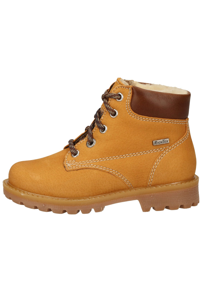 Richter Stiefelette Nubukleder Curry Warmfutter