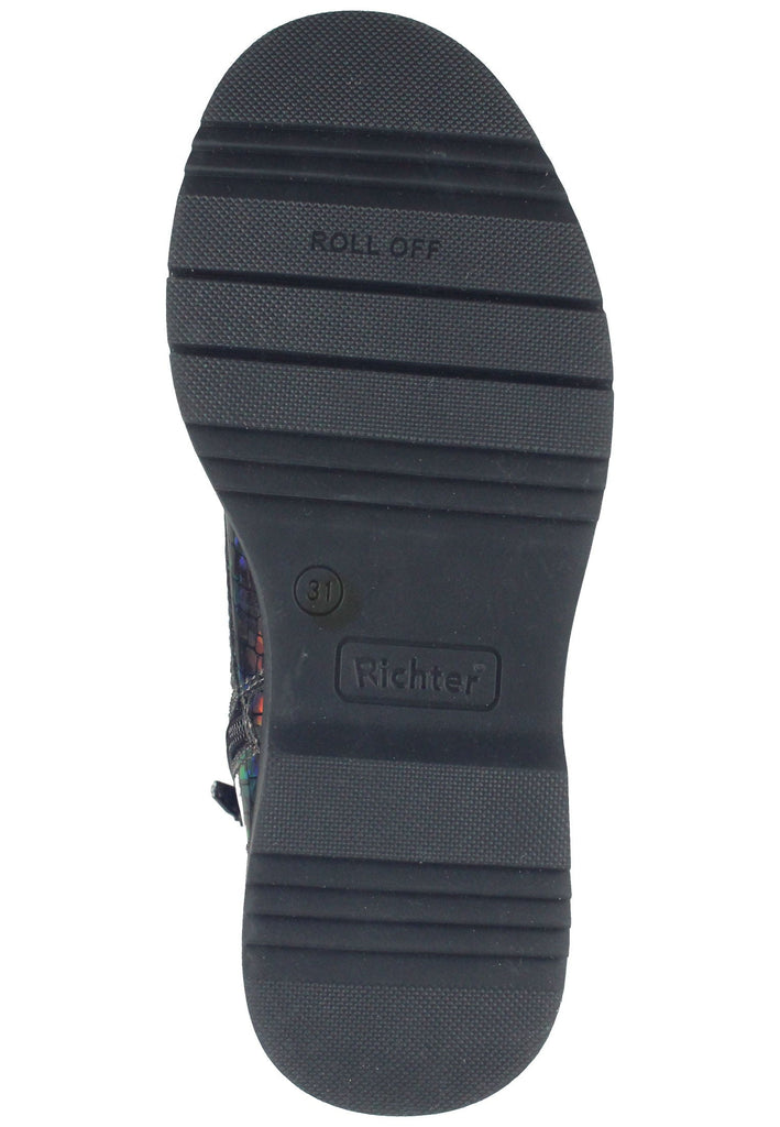 Richter Stiefelette Textil Schwarz