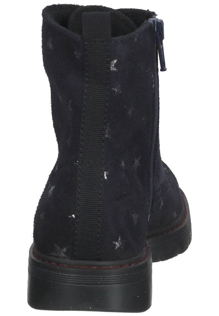 Richter Stiefelette Veloursleder Blau