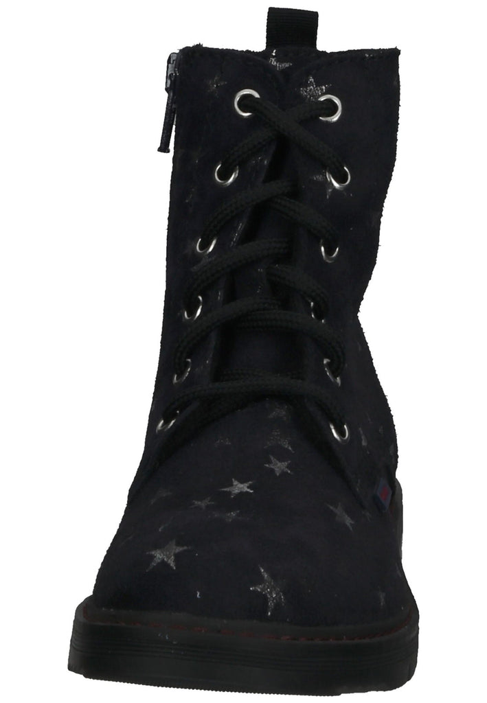 Richter Stiefelette Veloursleder Blau