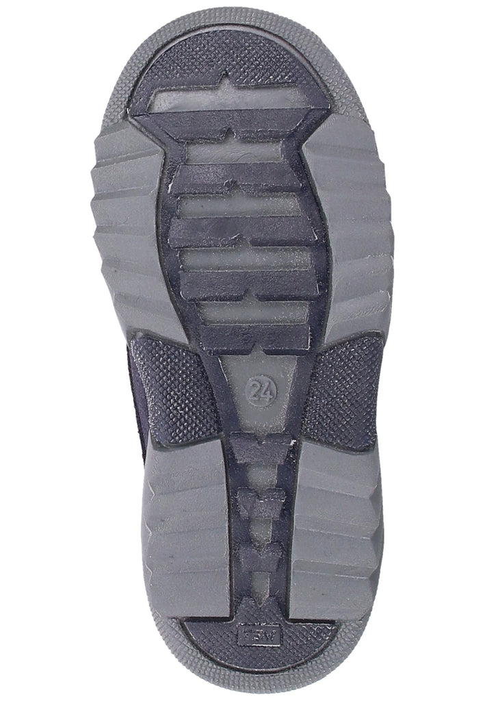 Richter Stiefelette Veloursleder Blau Warmfutter